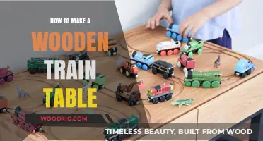 Crafting a DIY Wooden Train Table: Step-by-Step Guide for Beginners