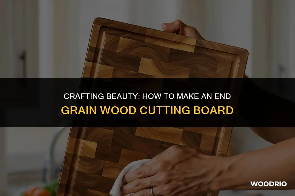how to make an end grain wood cutting board