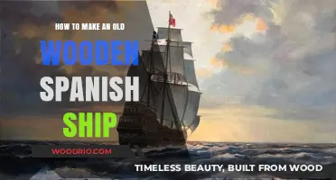 Crafting a Vintage Spanish Wooden Ship: A Step-by-Step Guide