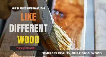 Transforming Birch: Techniques to Mimic Various Wood Types