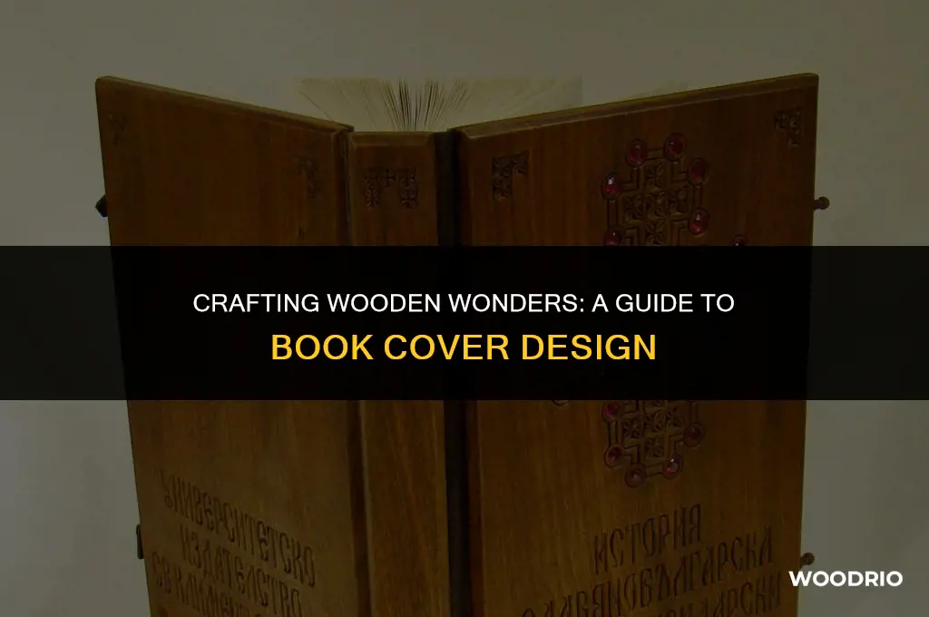 how to make book covers look like wood