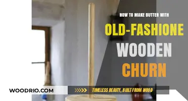 Crafting Creamy Butter: A Guide to Using Wooden Churns