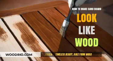 Transforming Cardboard into Wood: A DIY Guide for Crafters