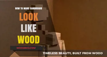Transforming Cardboard into Wood: A DIY Guide for Crafters