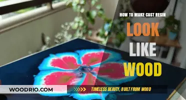 Crafting Illusion: Techniques to Make Cast Resin Mimic Wood's Natural Beauty