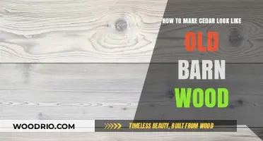 Transform Cedar into Authentic Old Barn Wood: DIY Distressing Techniques