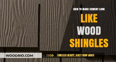 Transforming Cement: A Guide to Mimicking Wood Shingles