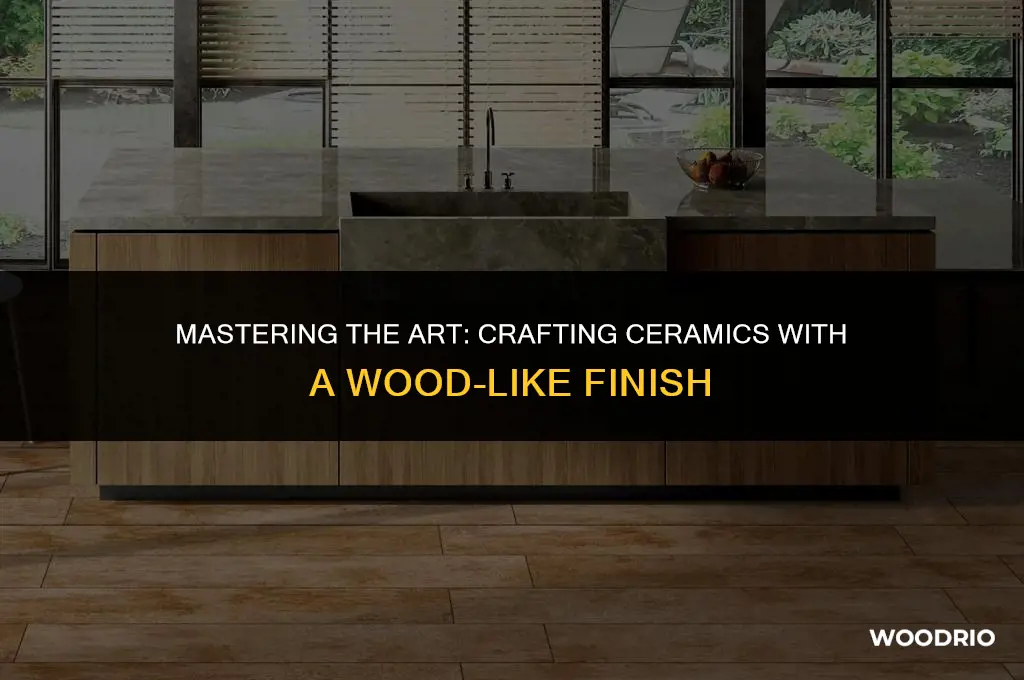 how to make ceramic look like wood