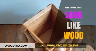 Crafting Illusion: Techniques to Transform Clay into Wood-like Masterpieces