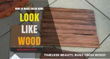 Crafting Illusion: Transforming Color Bowls into Wooden Masterpieces