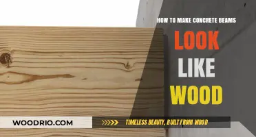 Transforming Concrete Beams: A Wood-Like Finish Guide