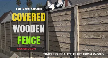 Crafting Durability: A Guide to Concrete-Covered Wooden Fences