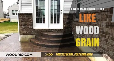 Transforming Concrete: A Guide to Achieving Wood Grain Effects