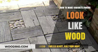 Transform Your Patio: Make Concrete Pavers Look Like Wood