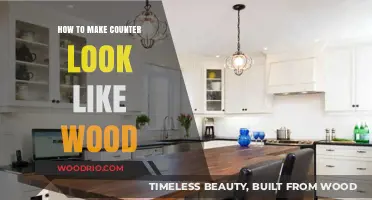 Transform Your Countertops: Achieving a Wood-Like Finish