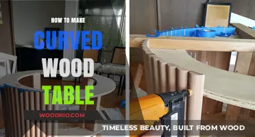 Crafting Curved Wood Tables: A Step-by-Step DIY Guide