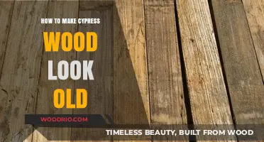 Aging Cypress Wood: Techniques to Achieve a Timeless, Weathered Look