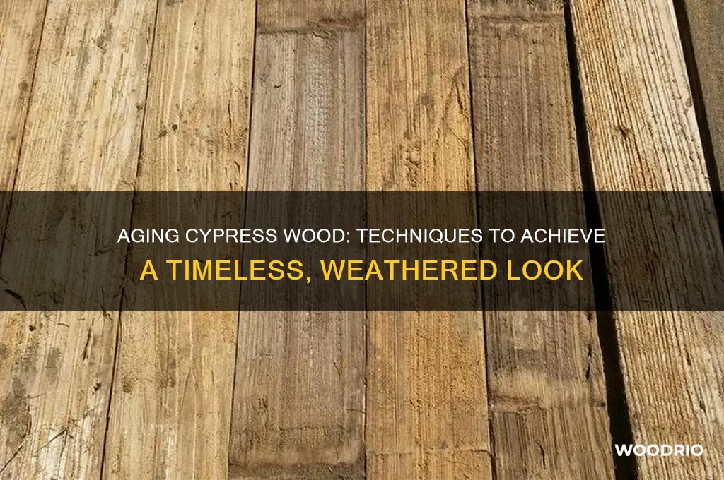how to make cypress wood look old