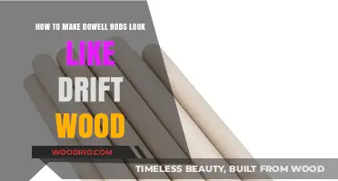 Transforming Dowel Rods into Driftwood: A DIY Guide