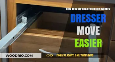 Smooth Sliding Drawers: Easy Fixes for Old Wooden Dressers
