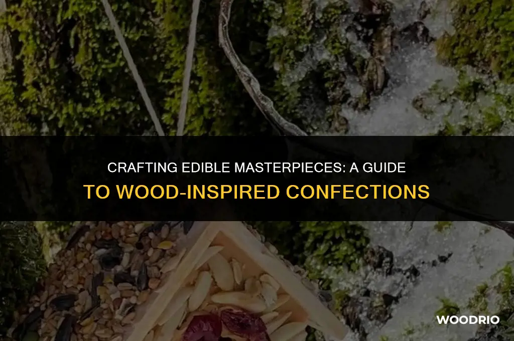 how to make edible that looks like wood