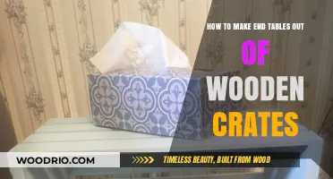 Creative DIY End Tables: Transforming Wooden Crates into Stylish Furniture