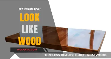 Crafting Epoxy Masterpieces: A Wood-Like Finish in 5 Easy Steps