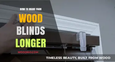 Extend Your Faux Wood Blinds: Simple DIY Lengthening Techniques Revealed