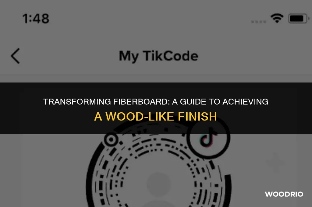 how to make fiberboard look like wood
