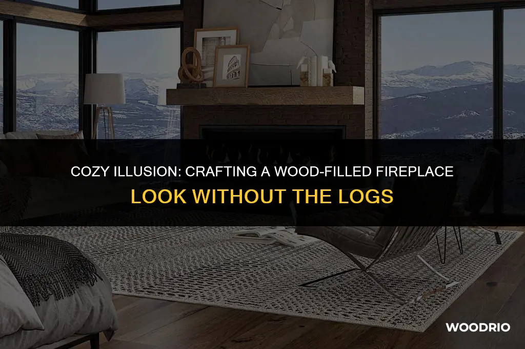 how to make fireplace look like it