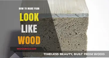 Transforming Foam into Wood: A DIY Guide for Crafters