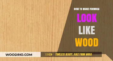 Transforming Formica: A Guide to Achieving a Wood-Like Finish