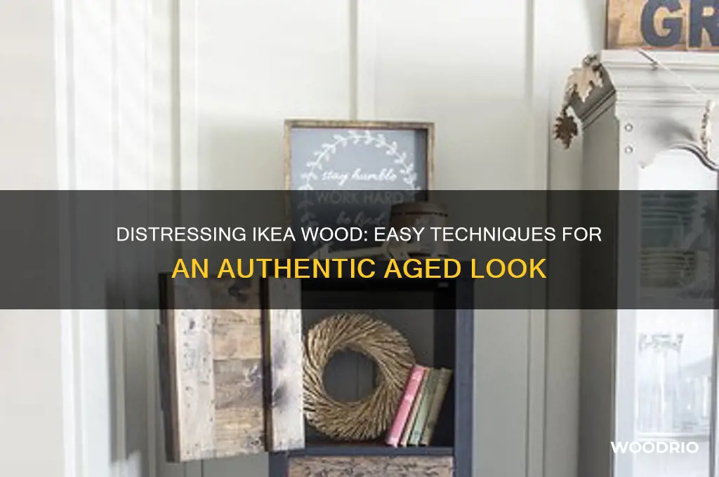how to make ikea wood look old