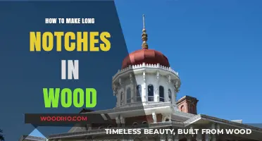 Mastering Woodworking: Techniques for Creating Long Notches in Wood