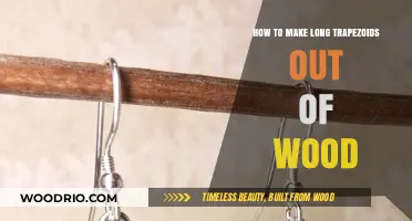 Crafting Long Wooden Trapezoids: A Step-by-Step DIY Woodworking Guide