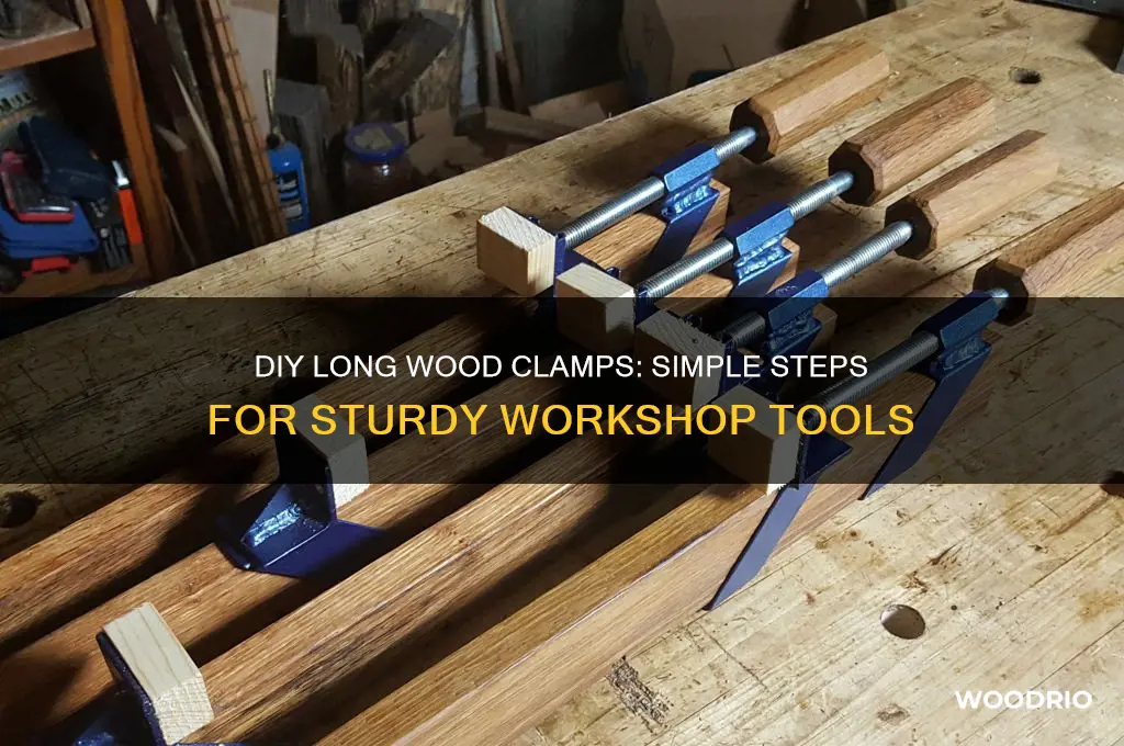how to make long wood clamps