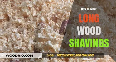 Mastering the Art of Creating Long, Elegant Wood Shavings