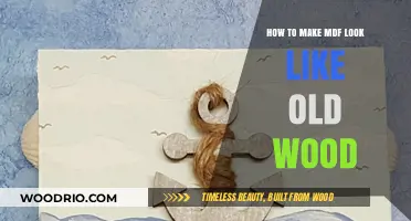 Transform MDF into Vintage Wood: Easy Distressing Techniques for an Aged Look