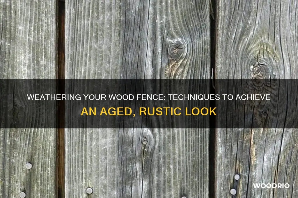 how to make new wood fence look old