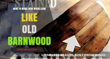 Transform New Wood into Authentic-Looking Old Barnwood: A DIY Guide