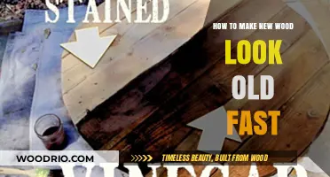 Quickly Age New Wood: Simple Techniques for an Authentic Vintage Look