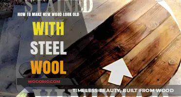 Aging Wood with Steel Wool: Easy DIY Distressing Techniques