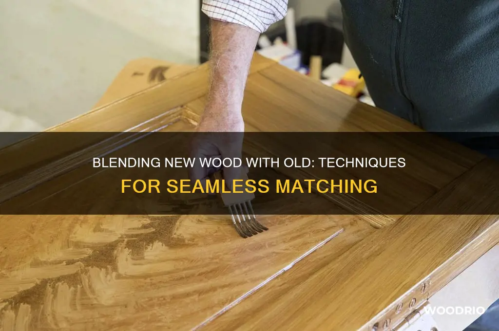 how to make new wood match old wood