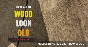 Aging Oak Wood: Techniques to Achieve a Timeless, Worn Look