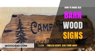 Crafting Rustic Charm: DIY Old Barn Wood Signs Tutorial