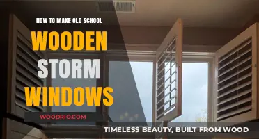 Crafting Classic Wooden Storm Windows: A Step-by-Step Old-School Guide