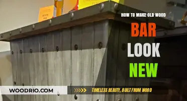 Revitalize Your Old Wood Bar: Simple Steps for a Fresh Look