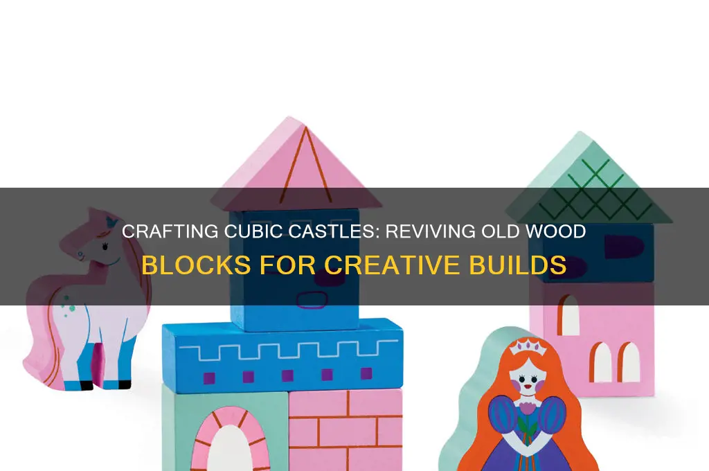 how to make old wood block cubic castles
