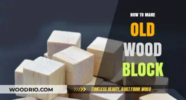 Reviving History: Crafting Authentic Old Wood Blocks Step-by-Step