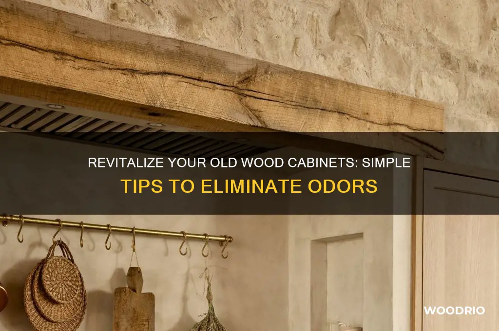 how to make old wood cabinets smell better
